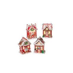 5.5" Battery Operated Claydough Gingerbread House 2599290