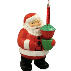 7" Bethany Lowe Santa Claus Figure With Bubble Light LG9867