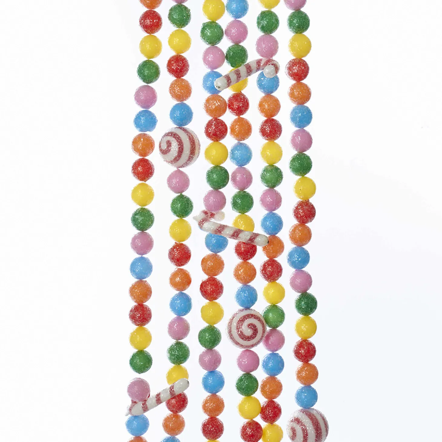 6' Candy Cane Gumball Christmas Tree Garland H2047