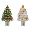6.1" Ceramic Christmas Tree Plug-In Christmas Night Light 2594380