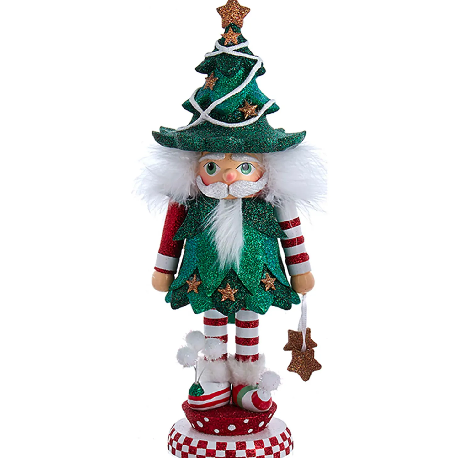 12" Hollywood Nutcracker Funky Christmas Figure HA0565