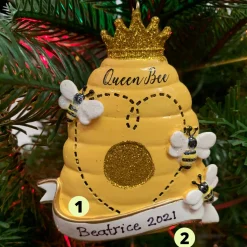 3" Honey Jar Personalized Christmas Ornament