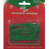 50 Large Green Christmas Tree Ornament Hooks