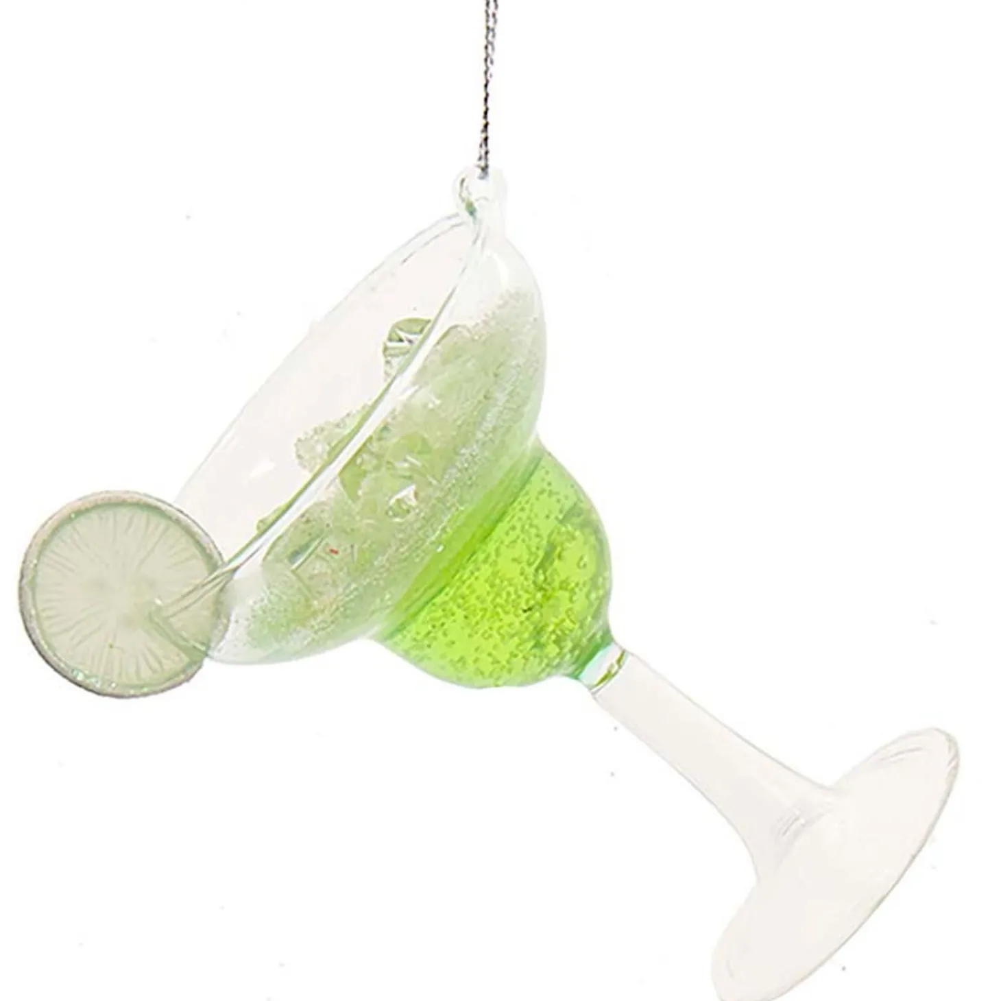 4.75" Margarita Cocktail Glass Christmas Ornament T3016