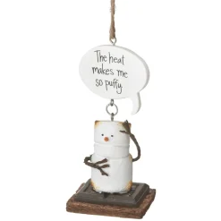 4" The Heat Makes Me Puffy Toasted S'more Christmas Ornament 111731