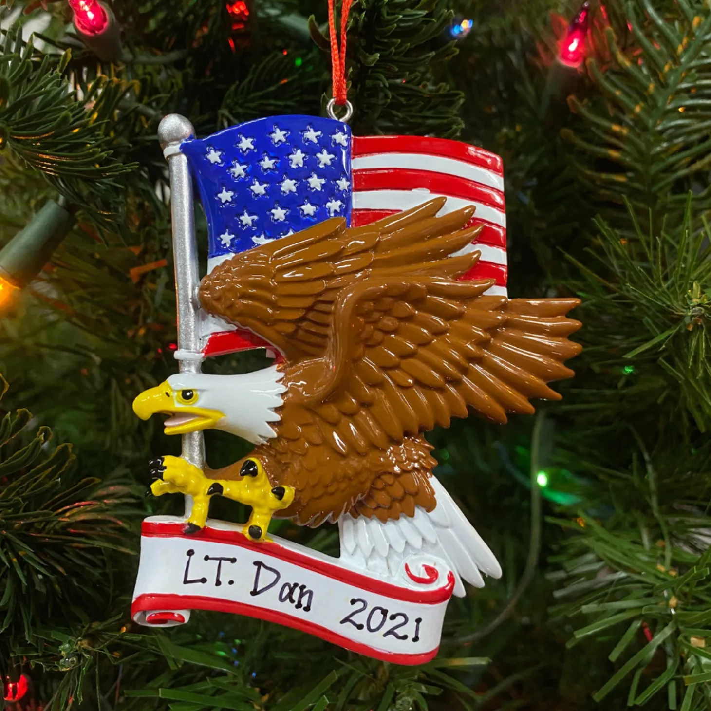 American Eagle Personalized Christmas Ornament OR1954