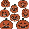 Beistle Vintage 6.5"-9.5" Halloween Pumpkin Cutout Decorations 00441