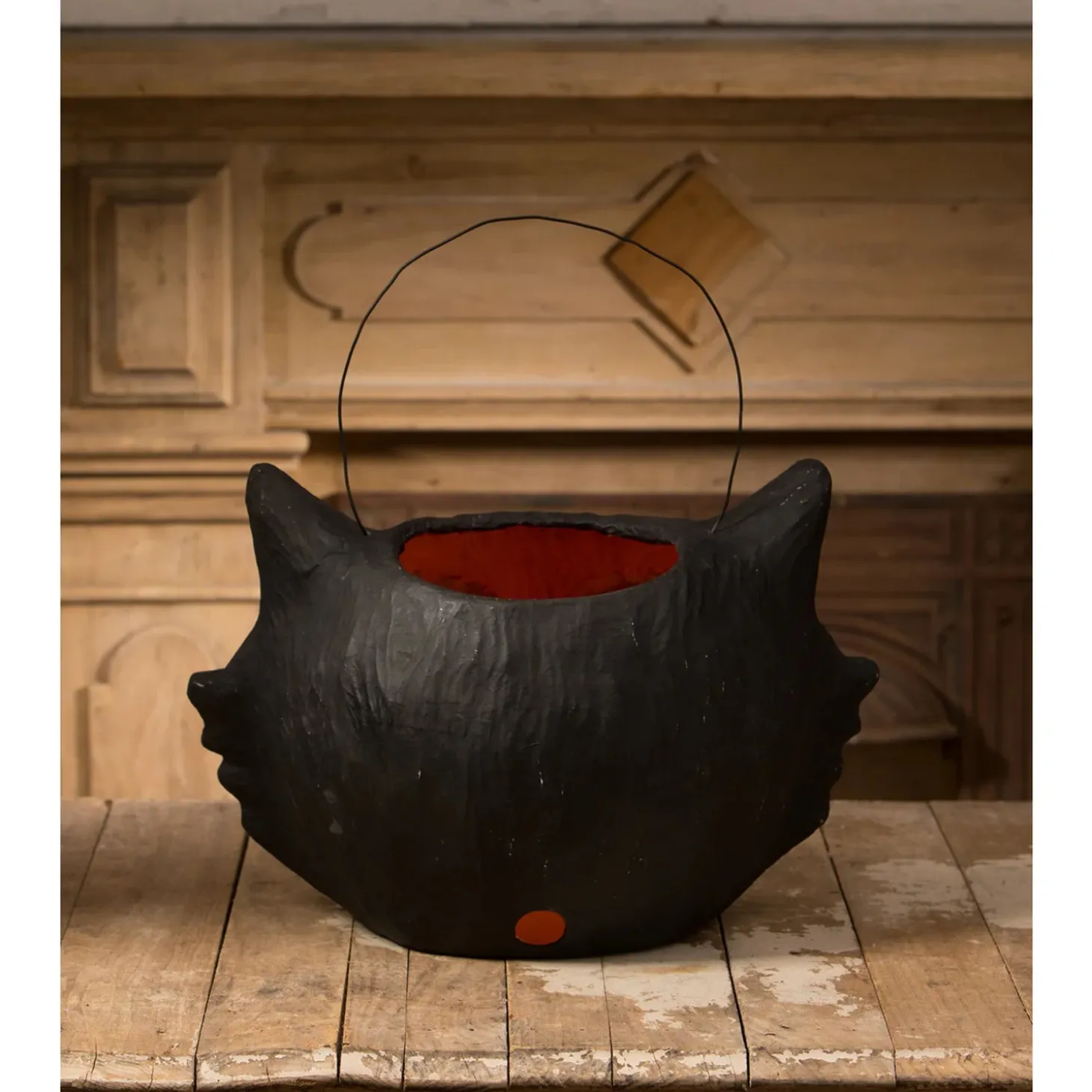 Bethany Lowe 17" Mr. Cool Cat Bucket Halloween Decoration TJ3310