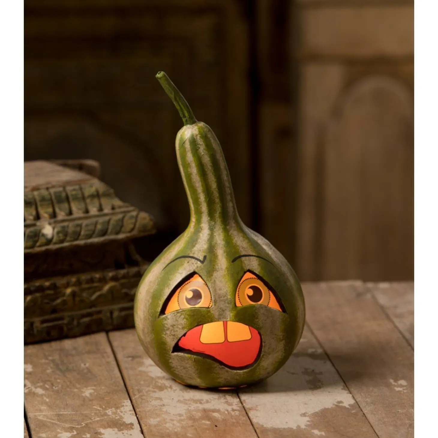 Bethany Lowe Kooky Pumpkin And Gourd Halloween Figures