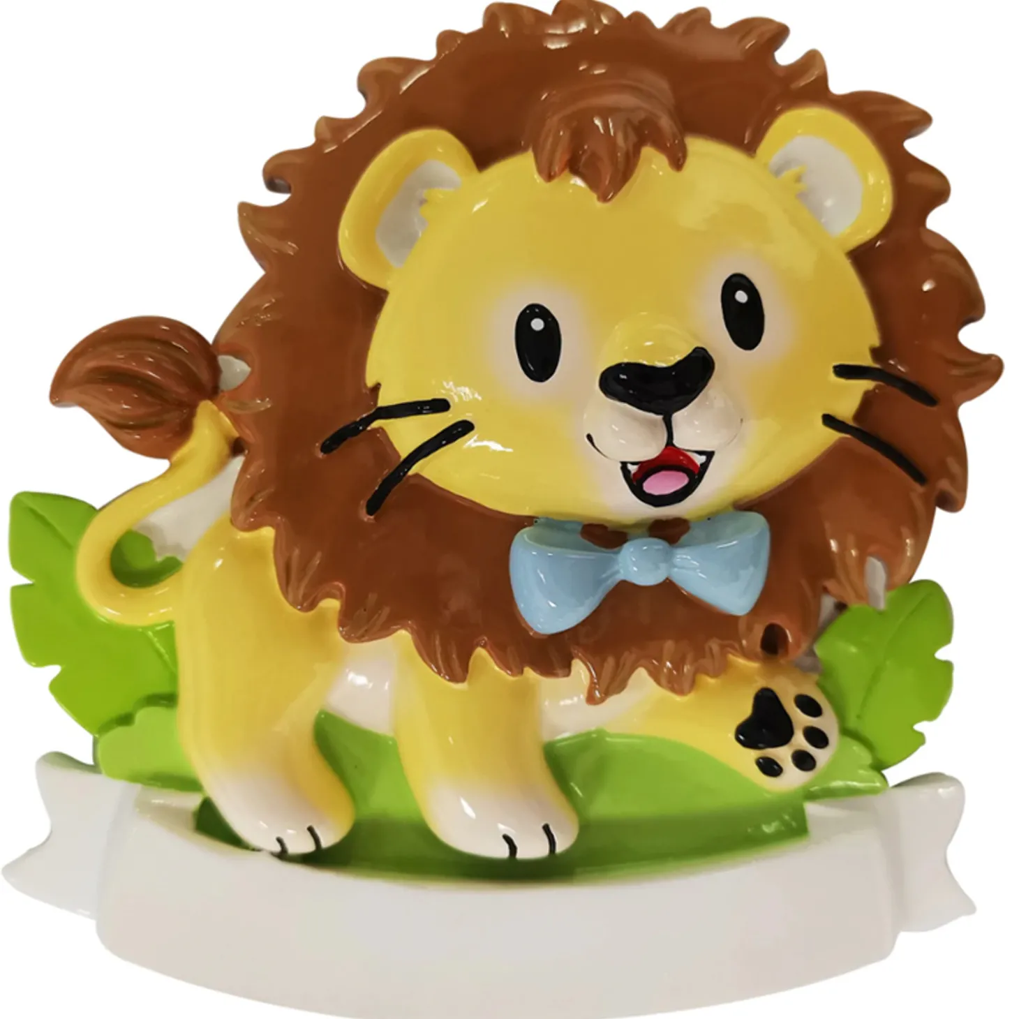 Boy Lion Cub Personalized Christmas Ornament OR2362-M