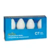 Brite Star 4 Pack White C7 Replacement Bulbs 44-354-00