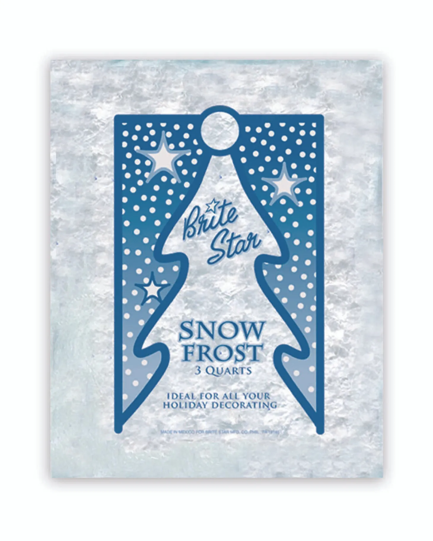Brite Star Fluffy Flakes Frosty Bag Of Snow Christmas Decoration 29-229-00