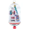 Christopher Radko Holly Holiday Dome Santa Glass Ornament 1021793