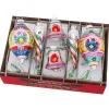 Christopher Radko Shiny Brite Confetti 4" Mixed Shapes Reflector Christmas Ornaments 4028025