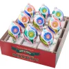 Christopher Radko Shiny Brite Confetti 2.5" Reflector Tulip Christmas Ornaments 4028098