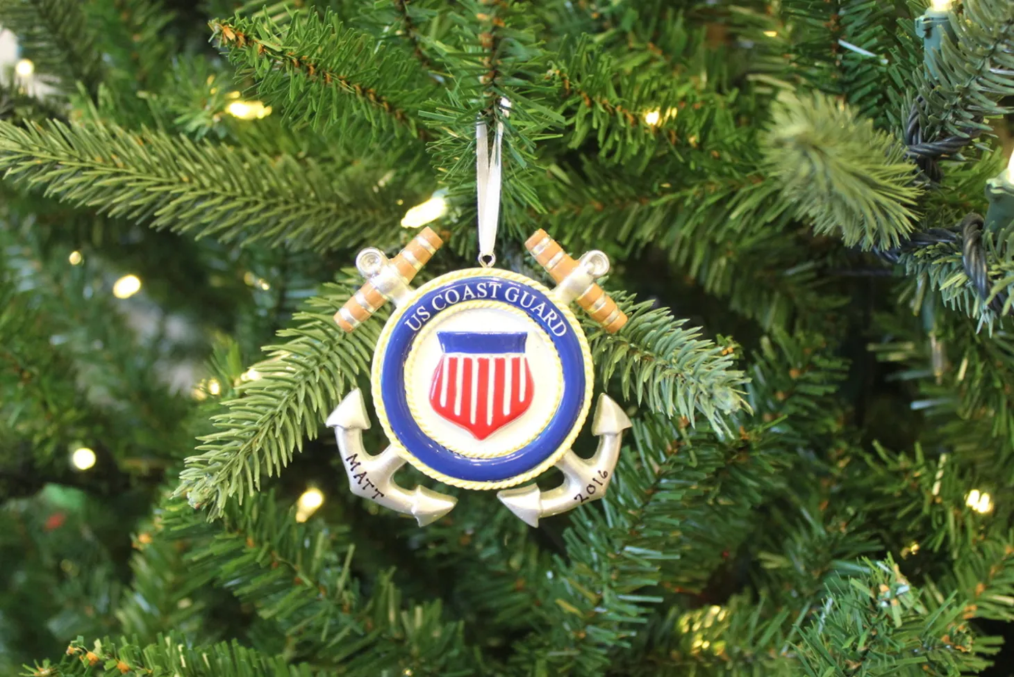 Coast Guard Personalized Christmas Ornament