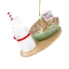 Cody Foster 5" Cookies For Santa Glass Christmas Ornament GO-8374