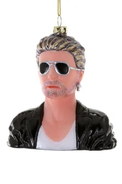 Cody Foster 5" George Michael Glass Christmas Ornament GO-8191