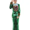 Cody Foster 7.25" Iris Glass Christmas Ornament GO-9583