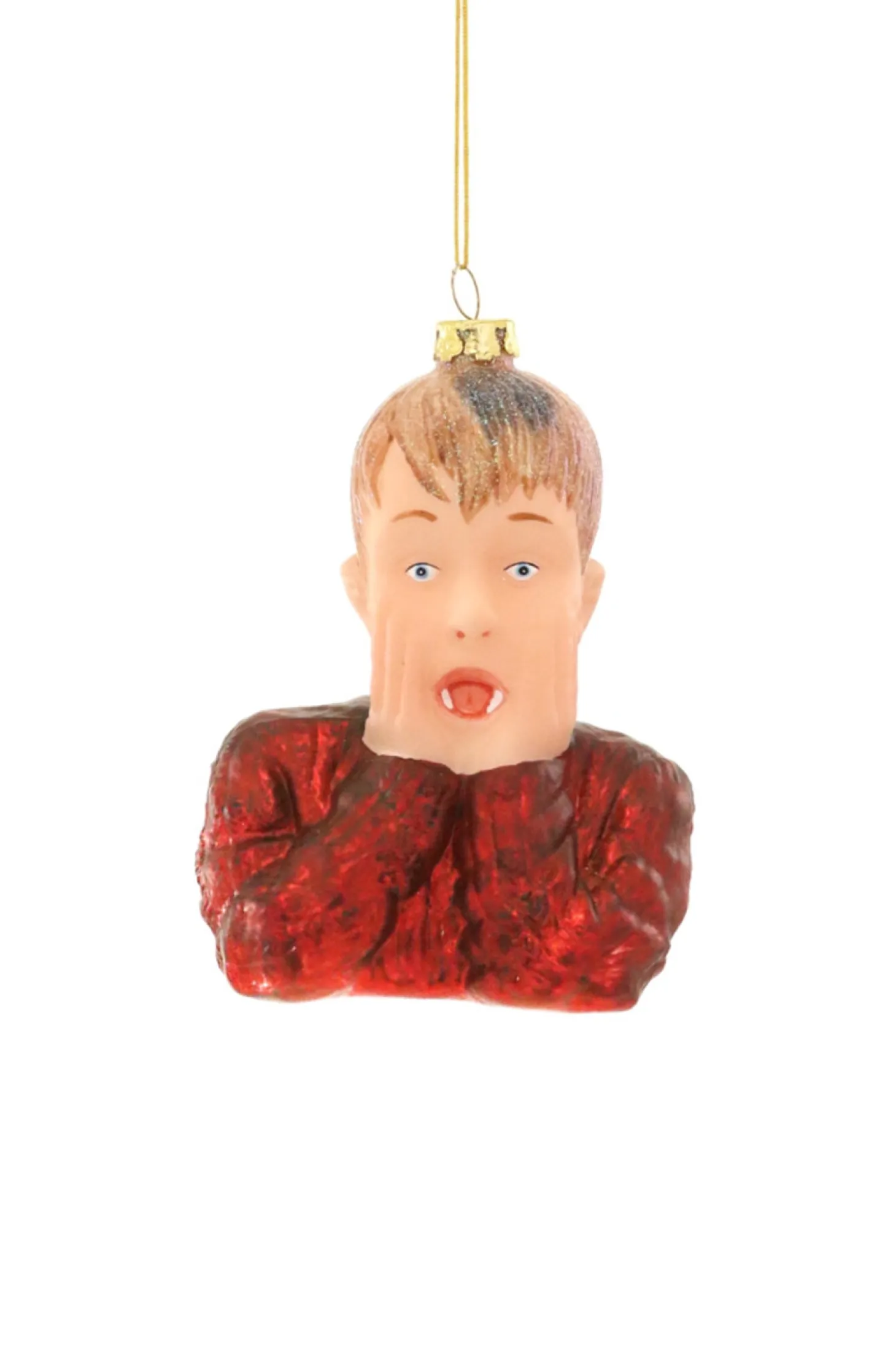 Cody Foster 5.25" Kevin McCallister Home Alone Glass Christmas Ornament GO-8898