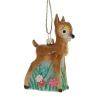 Cody Foster 4" Kitsch Deer Glass Christmas Ornament GO-4057