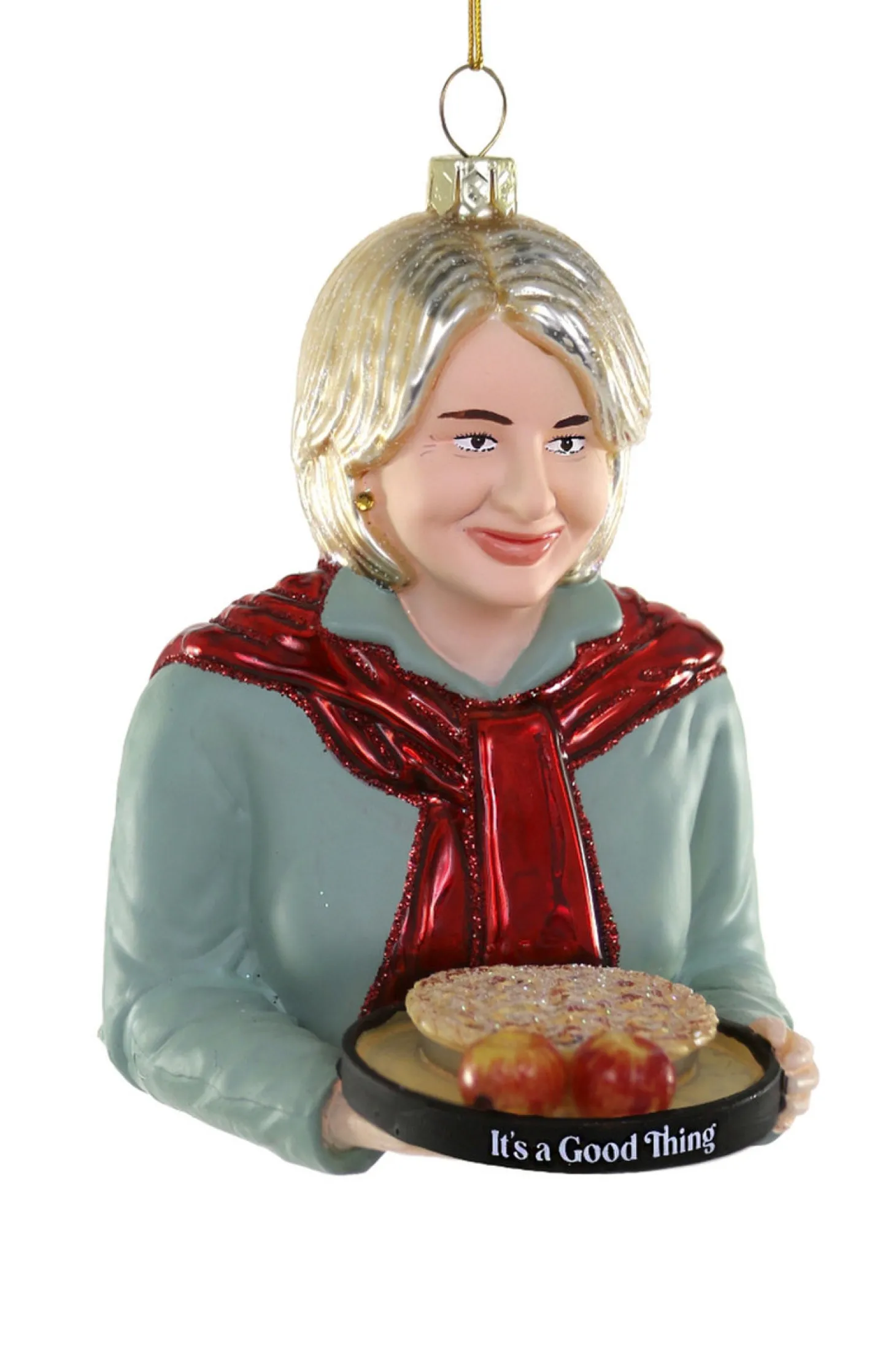 Cody Foster 4.5" Martha Stewart Glass Christmas Ornament GO-9761