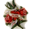 Cody Foster 5" MOM Tattoo Glass Christmas Ornament GO-6627