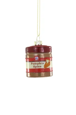 Cody Foster 2.5" Pumpkin Spice Glass Christmas Ornament GO-8562
