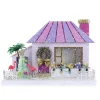 Cody Foster 9" Purple Palm Springs House Vintage Inspired Putz Christmas House HOU-395