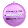 Cody Foster 5" Taylor Swift Christmas Lights Glass Christmas Ornament GL-1093