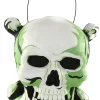 Cody Foster 10" Vintage Inspired Skull With Cross Bones Halloween Candy Bucket PM-265