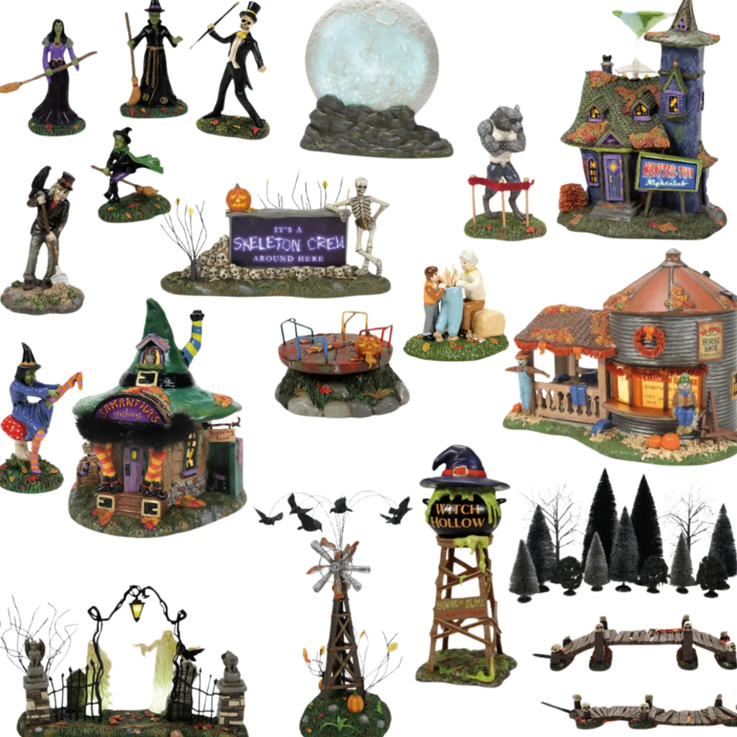 Department 56 2024 Halloween Village 18 Pc Set