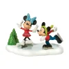 Department 56 Disney Christmas Village Mickey & Minnie Go Skating 811274