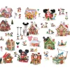 Department 56 Disney Christmas Village 34 Pc Everything Set