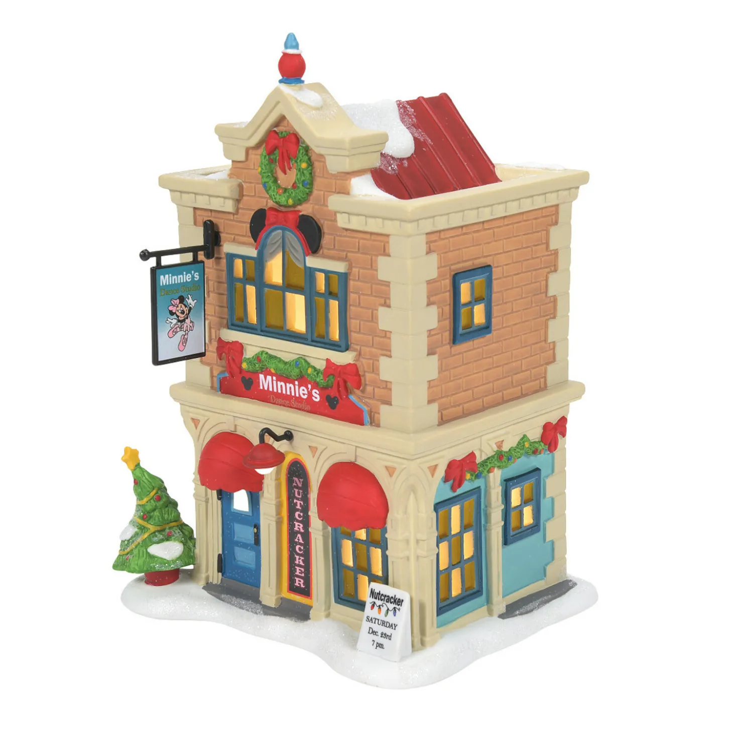 Department 56 Disney Village Minnie's Dance Academy Building 6007176