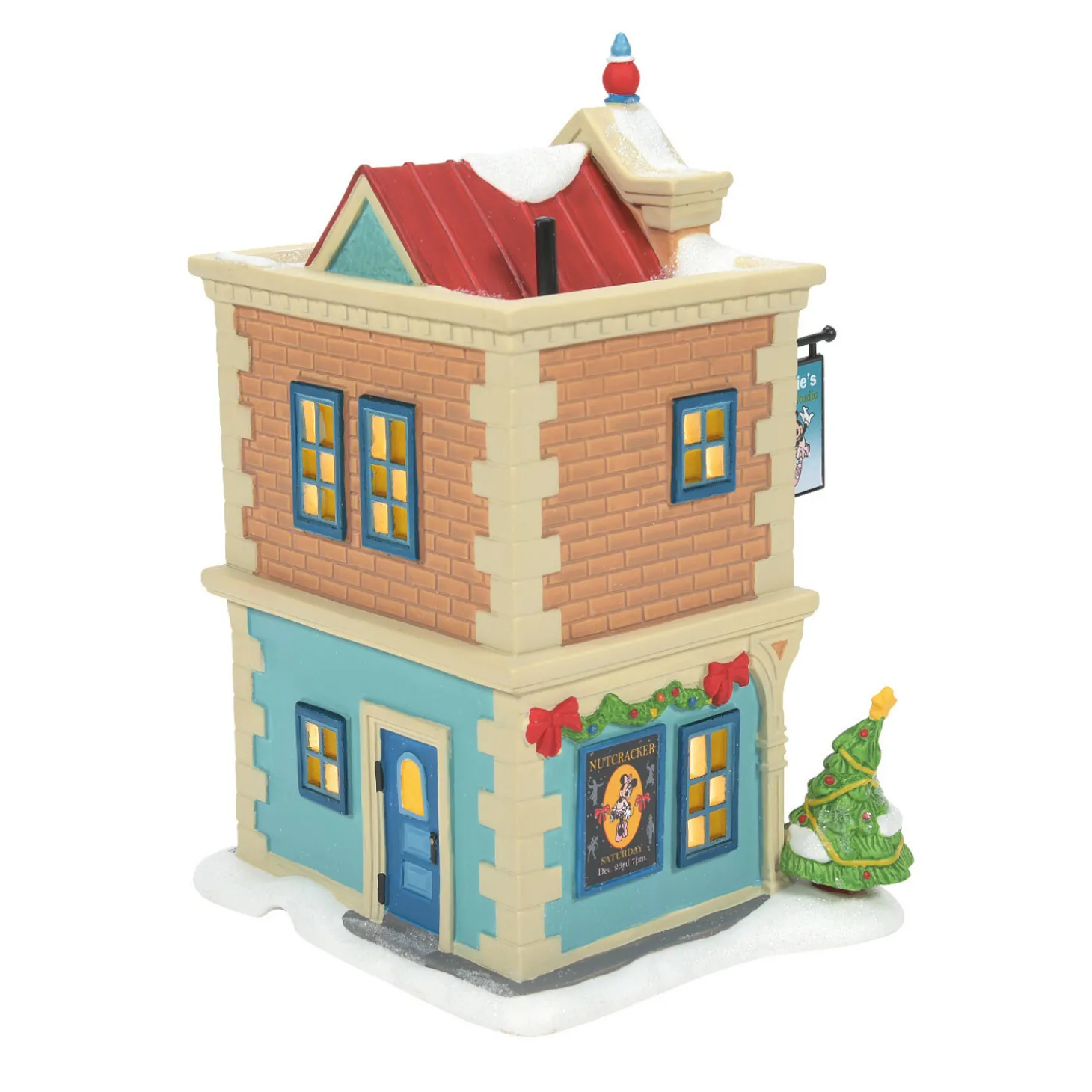 Department 56 Disney Village Minnie's Dance Academy Building 6007176