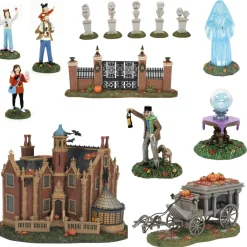 Department 56 Disney Village First Edition Disney World Haunted Mansion 8 Pc Set 6013606FE