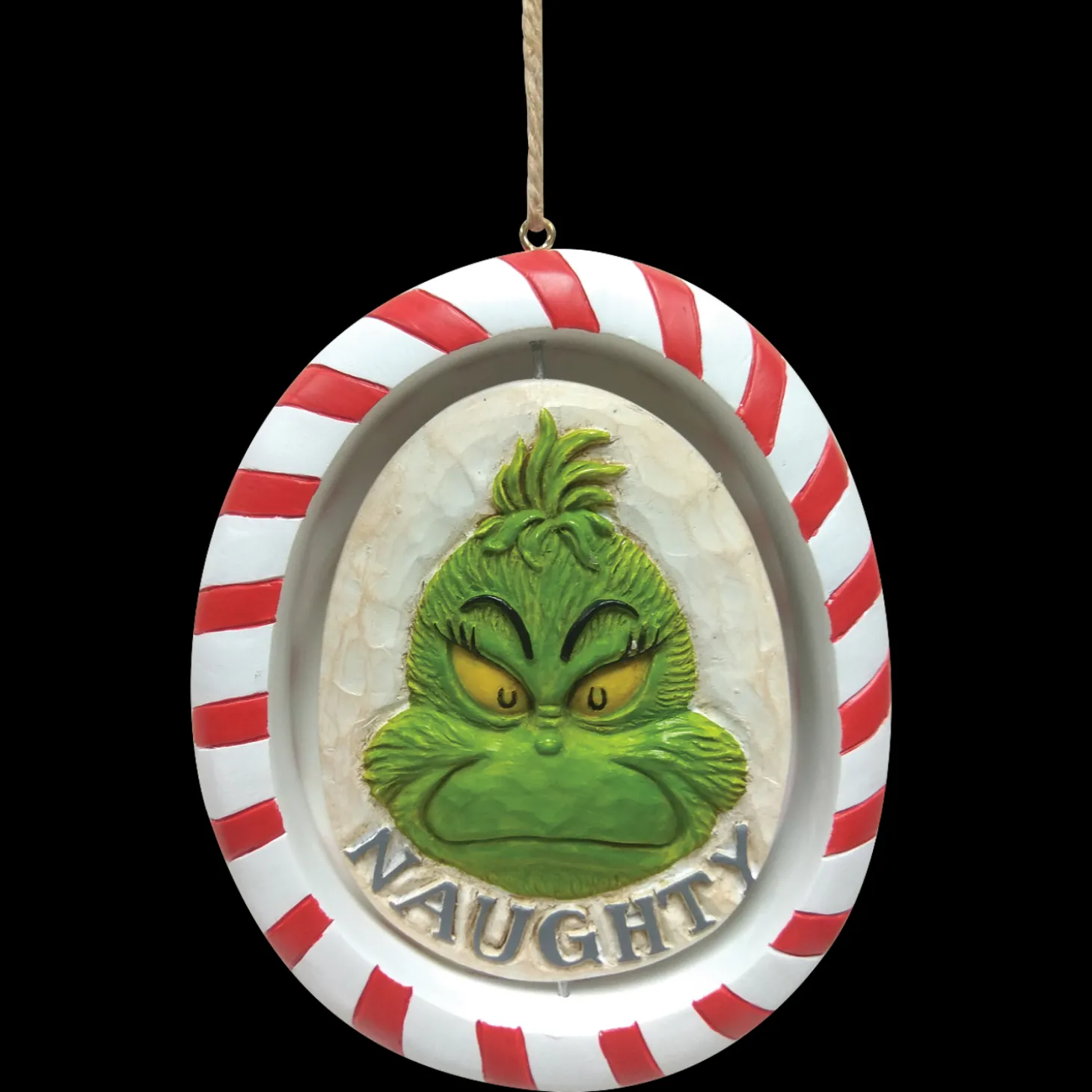 Department 56 Grinch Face Rotating Christmas Ornament ND6010790