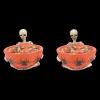 Department 56 Halloween Village Set Of 2 Trick Or Dare Treat Bowls 6010453