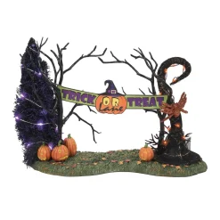 Department 56 Halloween Village Trick Or Treat Lane Entrance 6012299
