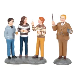 Department 56 Harry Potter Village Professor Slughorn & The Trio Figure 6006515