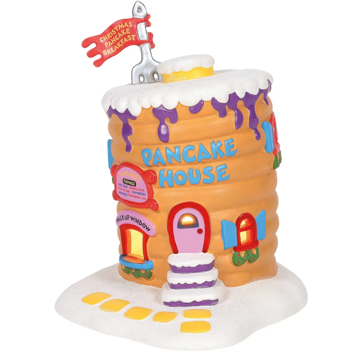 Department 56 The Grinch Village Who-Ville Pancake House Building 6001205