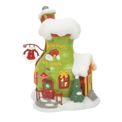 Department 56 The Grinch Village Grinch's Santy Suit Shoppe Building 6013018