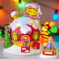 Department 56 The Grinch Village Who-Lectric Xmas Light Repair Building 6013020