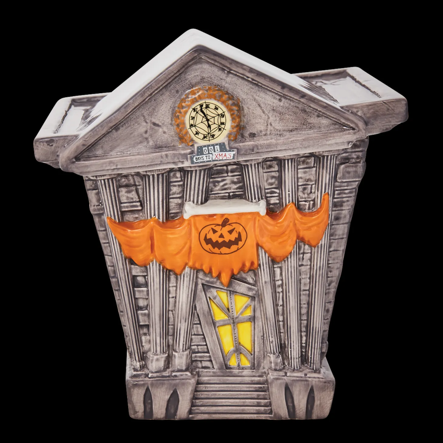 Department 56 The Nightmare Before Christmas Halloween Town City Hall Cookie Jar 6010946