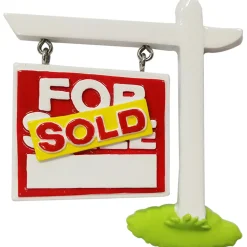 For Sale/Sold Realtor Sign Personalized Christmas Ornament OR2301