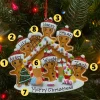 Gingerbread House Family Of 6 Personalized Christmas Ornament OR1872-6