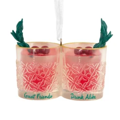 Hallmark 3" Great Friends Drink Alike Christmas Ornament 1HGO2956