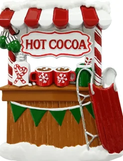 Hot Cocoa Stand Personalized Christmas Ornament OR2395