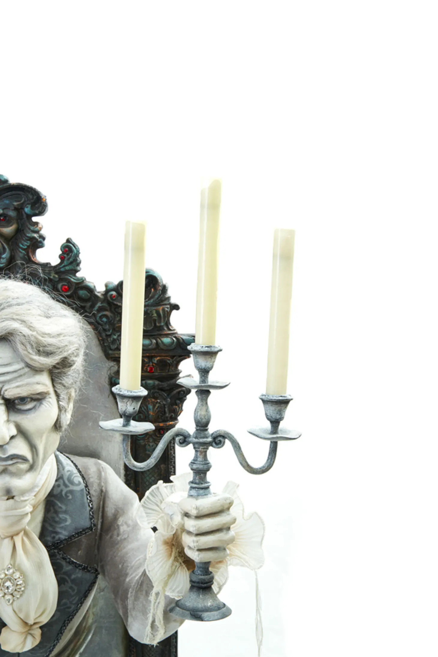 Katherine's Collection 34" Gone Batty Atticus Apparition With Candelabra Halloween Wall Decoration 28-228492